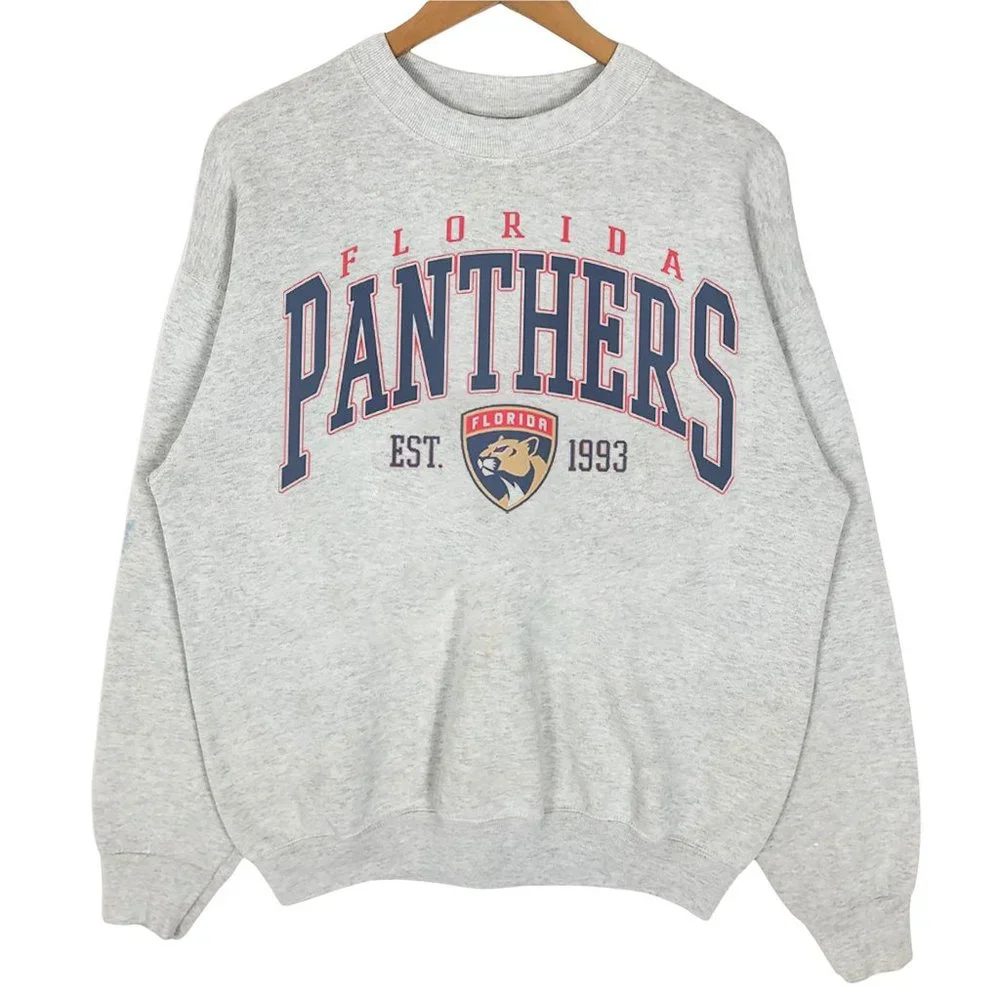 Vintage Florida Panthers Sweatshirt, NHL Panthers Shirt tee, Hockey Sweatshirt